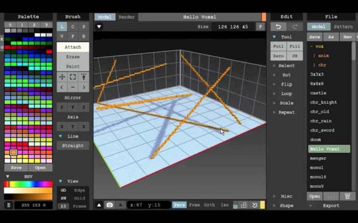 Magicavoxel 3d modeling tool voxel incredible